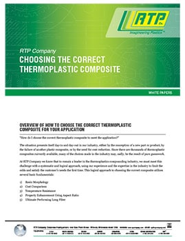RTP公司白皮书-选择正确的热塑性复合材料