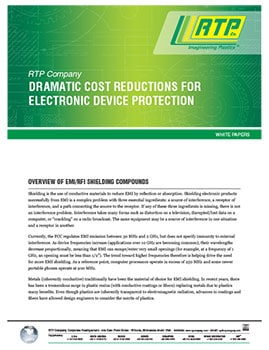 RTP公司白皮书- EMI/RFI屏蔽化合物-大幅降低电子设备保护成本
